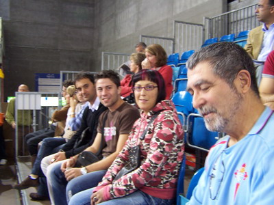 Jopi, Marcos, Ana e Chema na pista 2 entre partidos