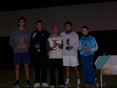Vázquez catoira campió e Castillo finalista e outros finalistas dos Torneos de Nadal de Boiro